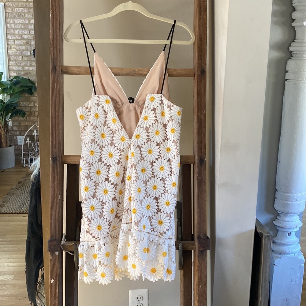 ABS by Allen Schwartz Daisy SUNFLOWER Summer Dress XS MADE IN USA NEW - Picture 7 of 14